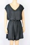 NWT H&M Black Cap Sleeve Dress-Size Small