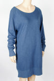 Forever 21 Slate Blue Sweatshirt Dress-Size Small