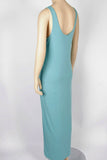 Forever 21 Contemporary Turquoise Maxi Dress-Size Small