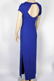 Forever 21 Cobalt Short Sleeve Stretchy Maxi Dress-Size Small