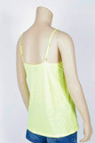 NWOT American Eagle Heathered Neon Yellow Tank Top-Size Small