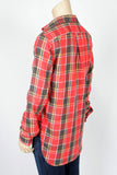 Denim & Supply by Ralph Lauren Plaid Boyfriend Button Up Shirt-Size X-Small