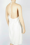 NWT Roxy White Lace Inset Halter Dress-Size Medium