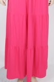 American Eagle Hot Pink Maxi Dress-Size Small