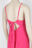 American Eagle Hot Pink Maxi Dress-Size Small