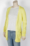 NWOT Forever 21 Canary Yellow Cardigan-Size Small