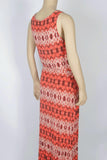 Nicole Richie Collection Mosaic Tie Dye Print Knit Maxi Dress-Size X-Small