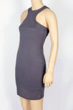 NWT Kardashian Kollection Gray Woven Mini Dress-Size X-Small